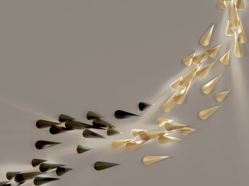 ANODINE - Handmade metal wall lamp by Paolo Castelli - view 3